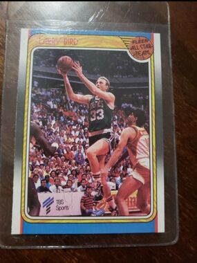 1988-89 fleer Larry Bird fleer all star Basketball Card NM/M